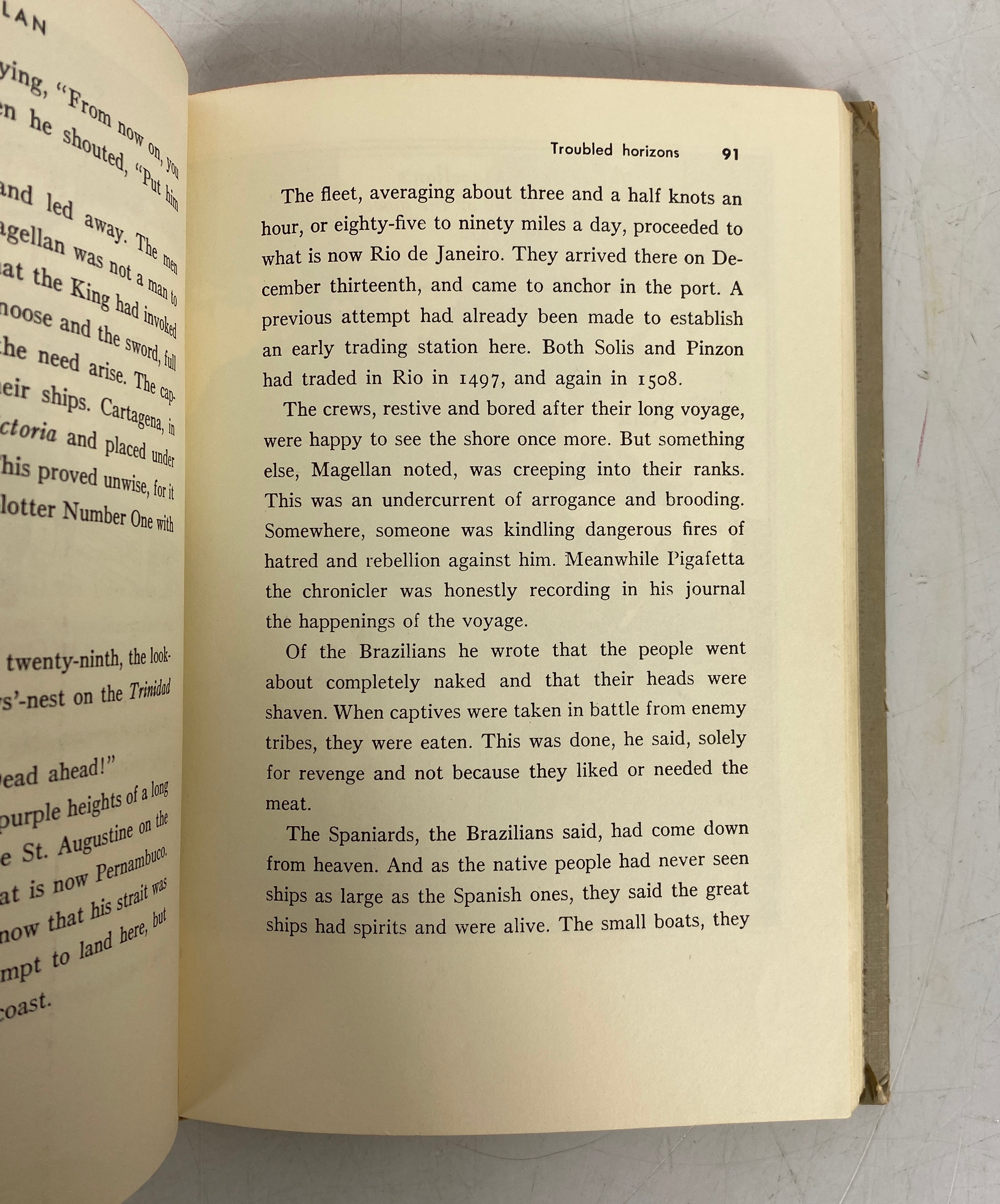 1957 Vintage Hardcover: Ferdinand Magellan - Master Mariner by Seymour Gates Pond