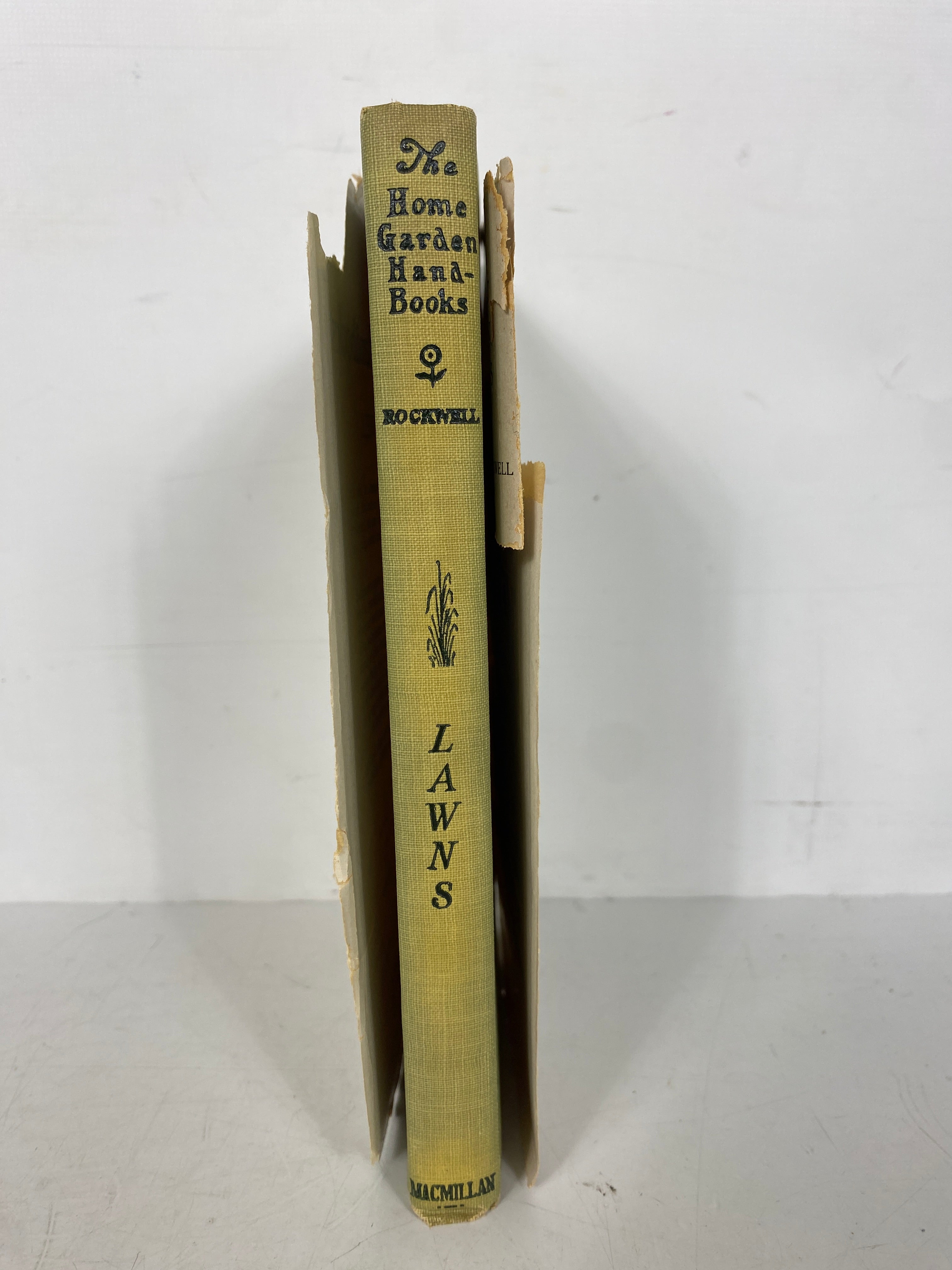 1929 F.F. Rockwell's Home Garden Handbooks: Lawns Hardcover with Dust Jacket