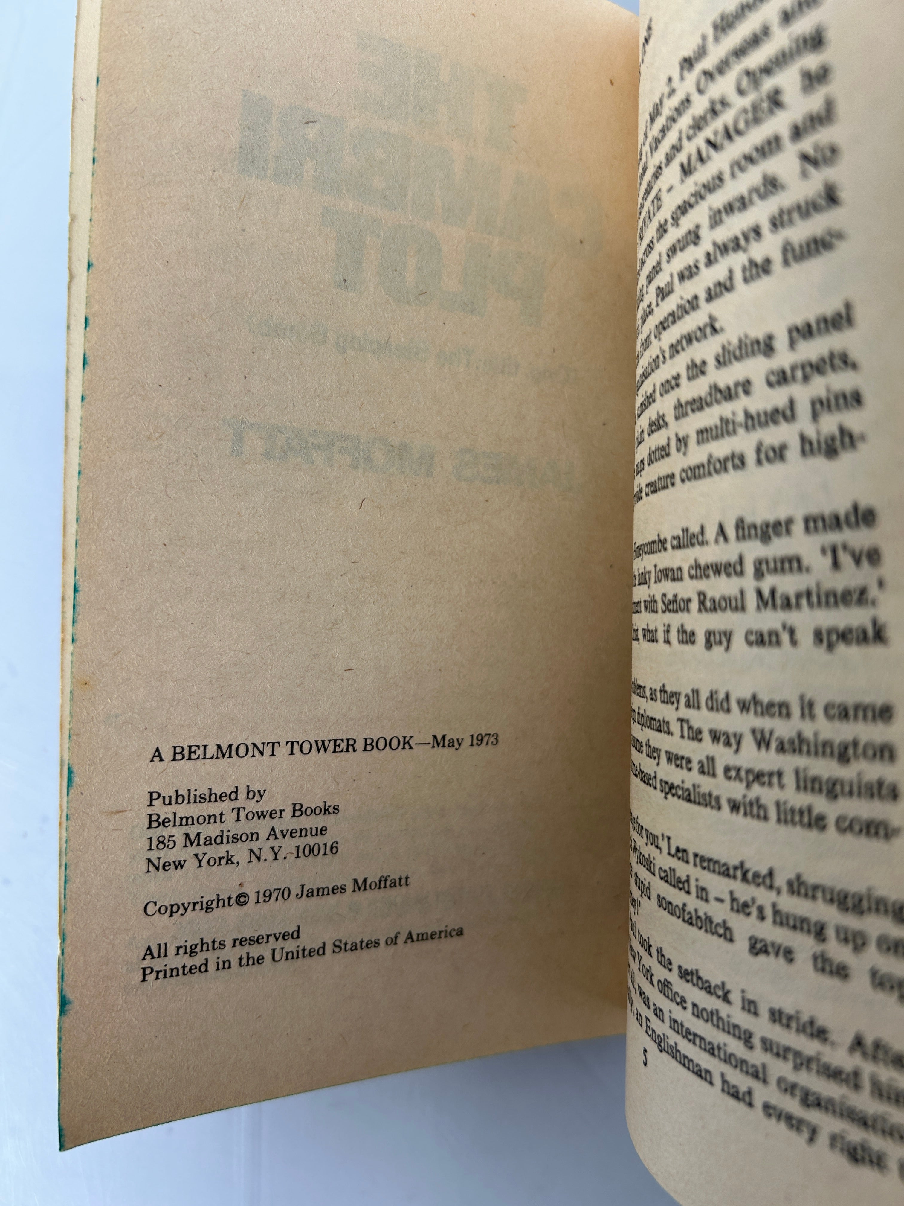 1973 The Cambri Plot - James Moffatt's Science Fiction (The Sleeping Bomb)