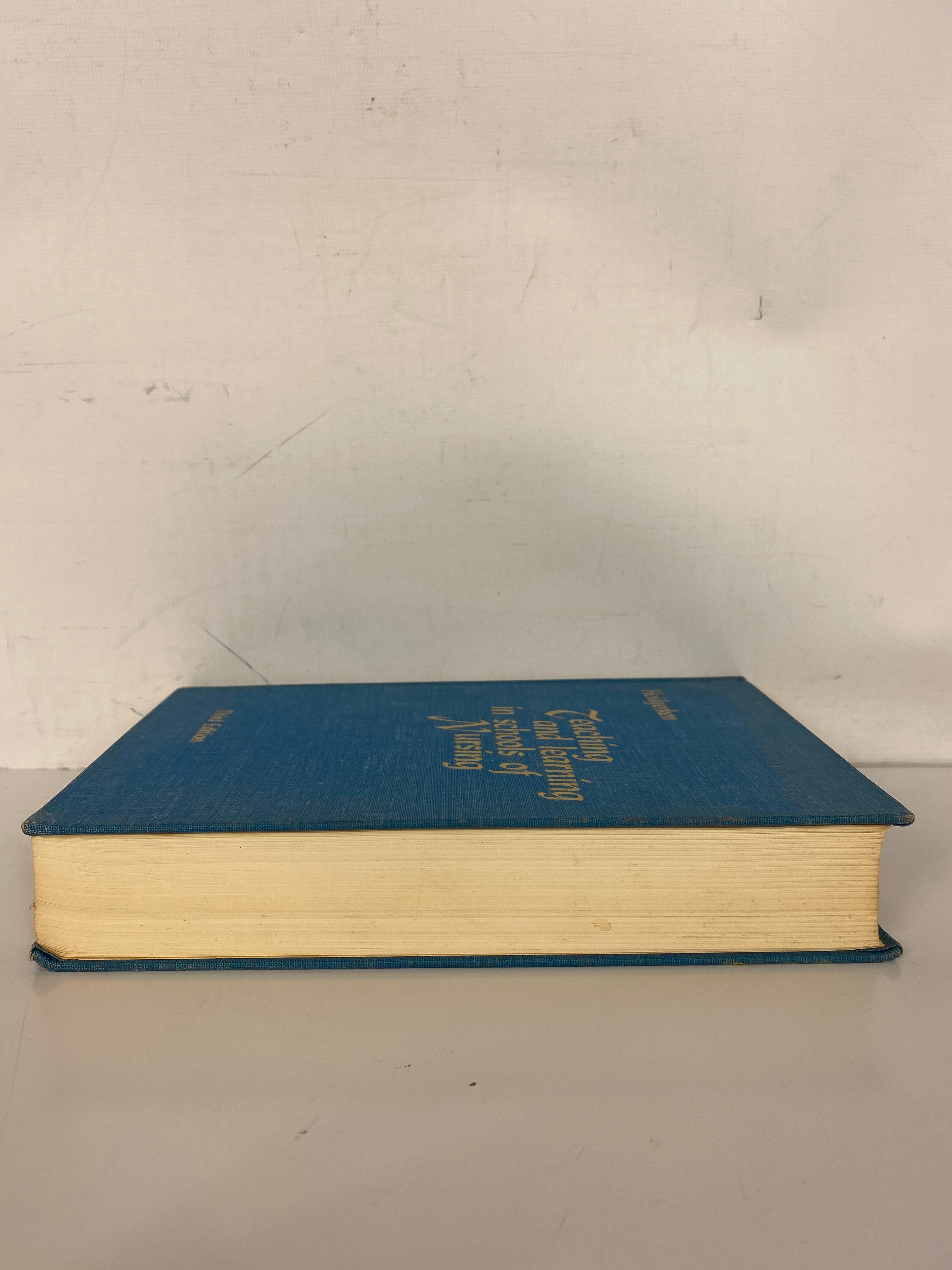 Third Edition of Teaching and Learning in Nursing Schools by Loretta E. Heidgerken (1965) - Great Educational Book