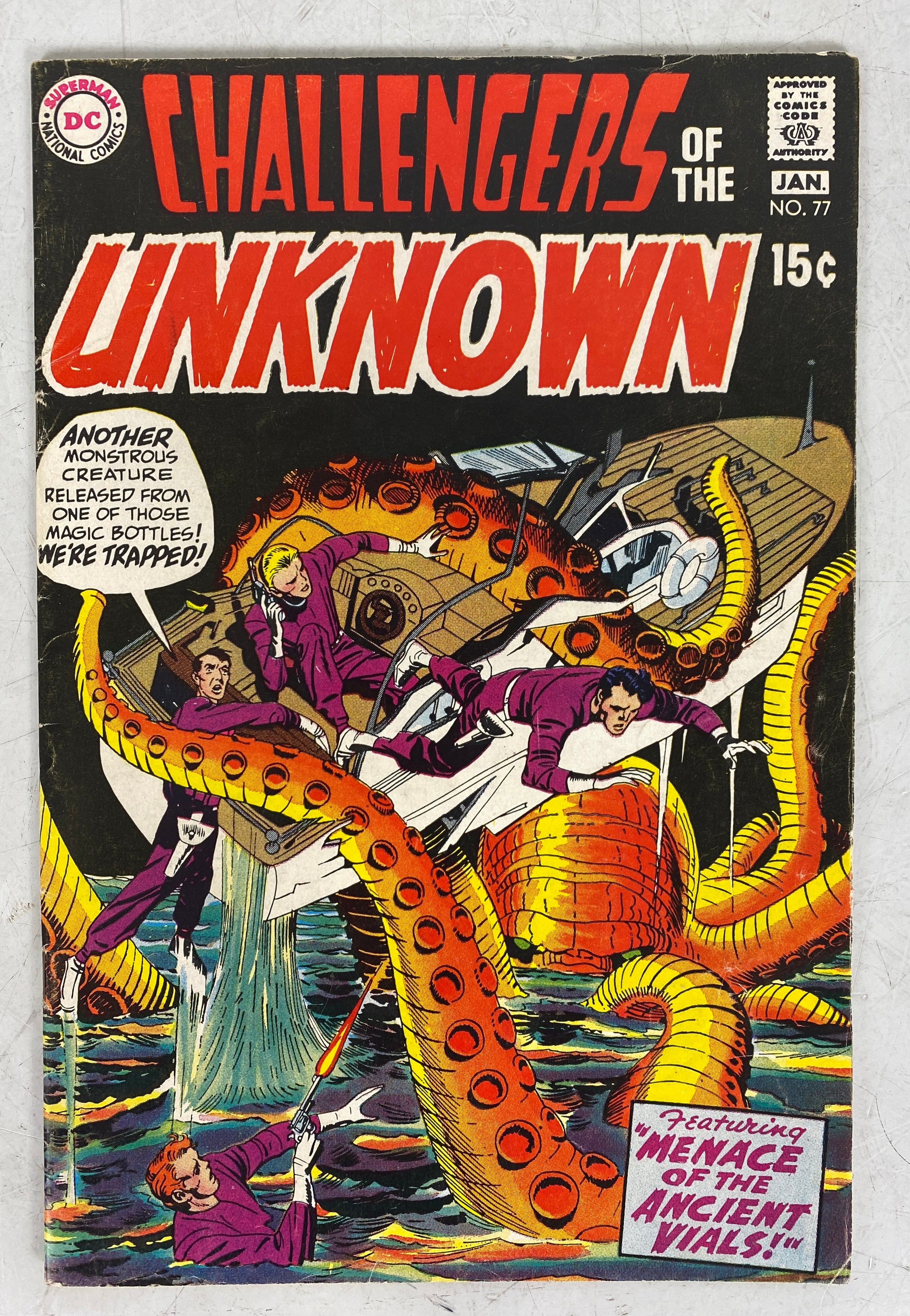 1970 DC Comics Collectible: Challengers of the Unknown Issue #77