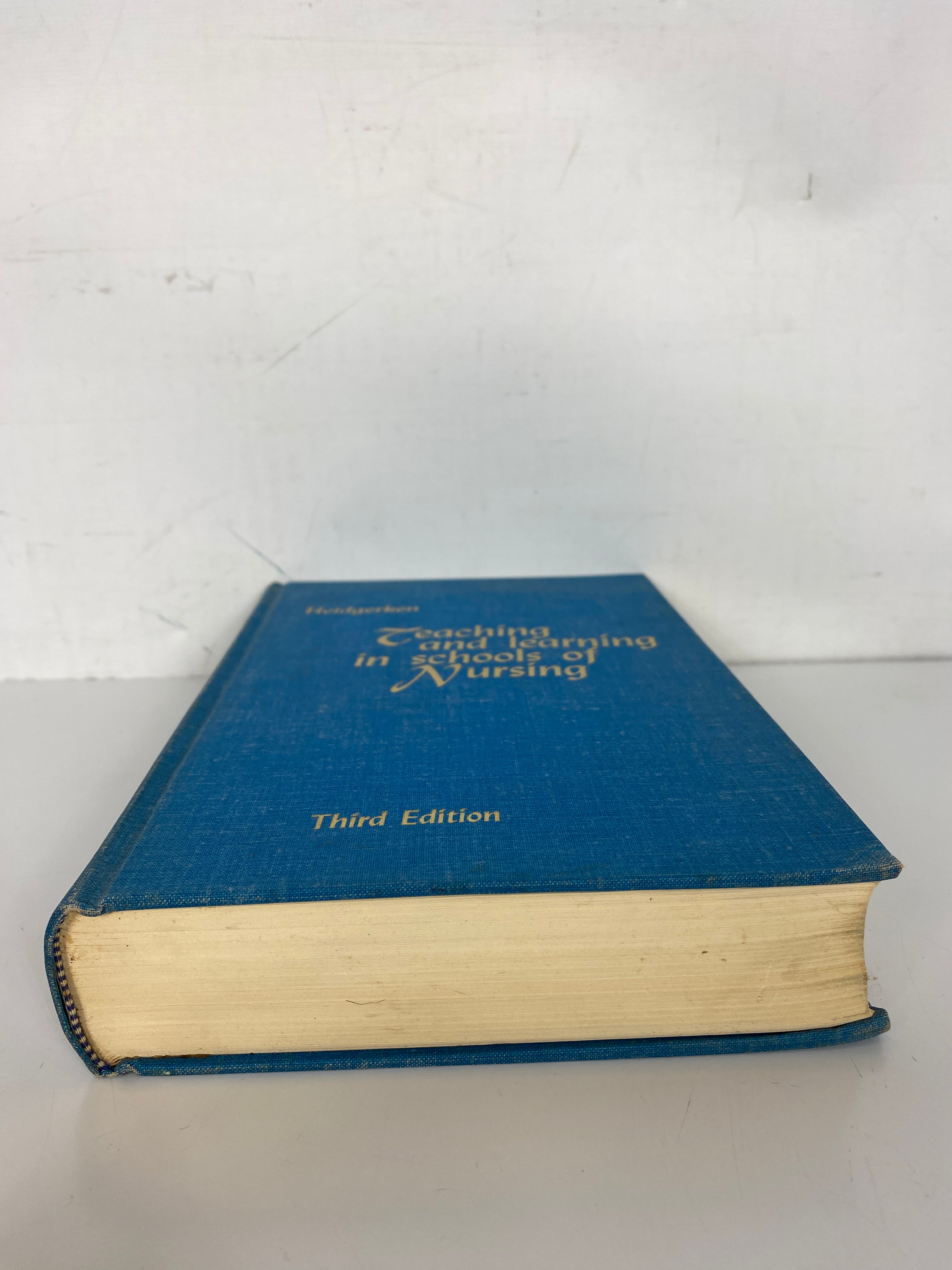 Third Edition of Teaching and Learning in Nursing Schools by Loretta E. Heidgerken (1965) - Great Educational Book