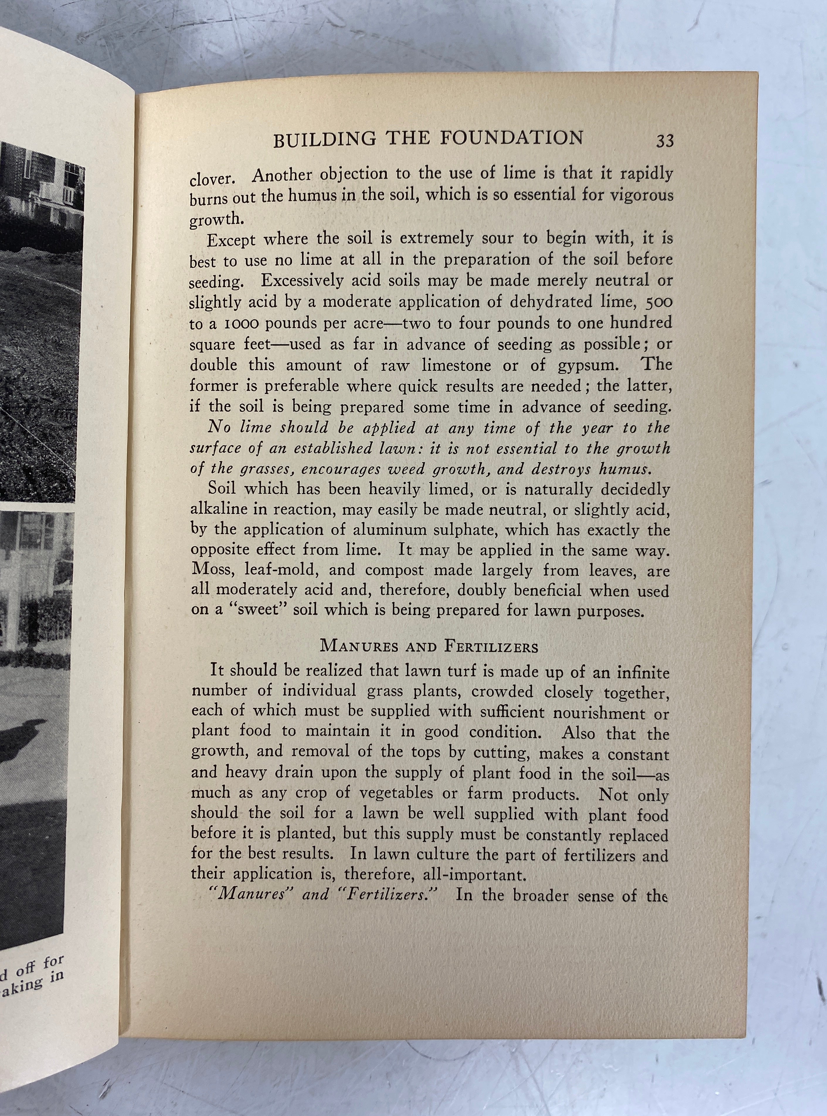 1929 F.F. Rockwell's Home Garden Handbooks: Lawns Hardcover with Dust Jacket