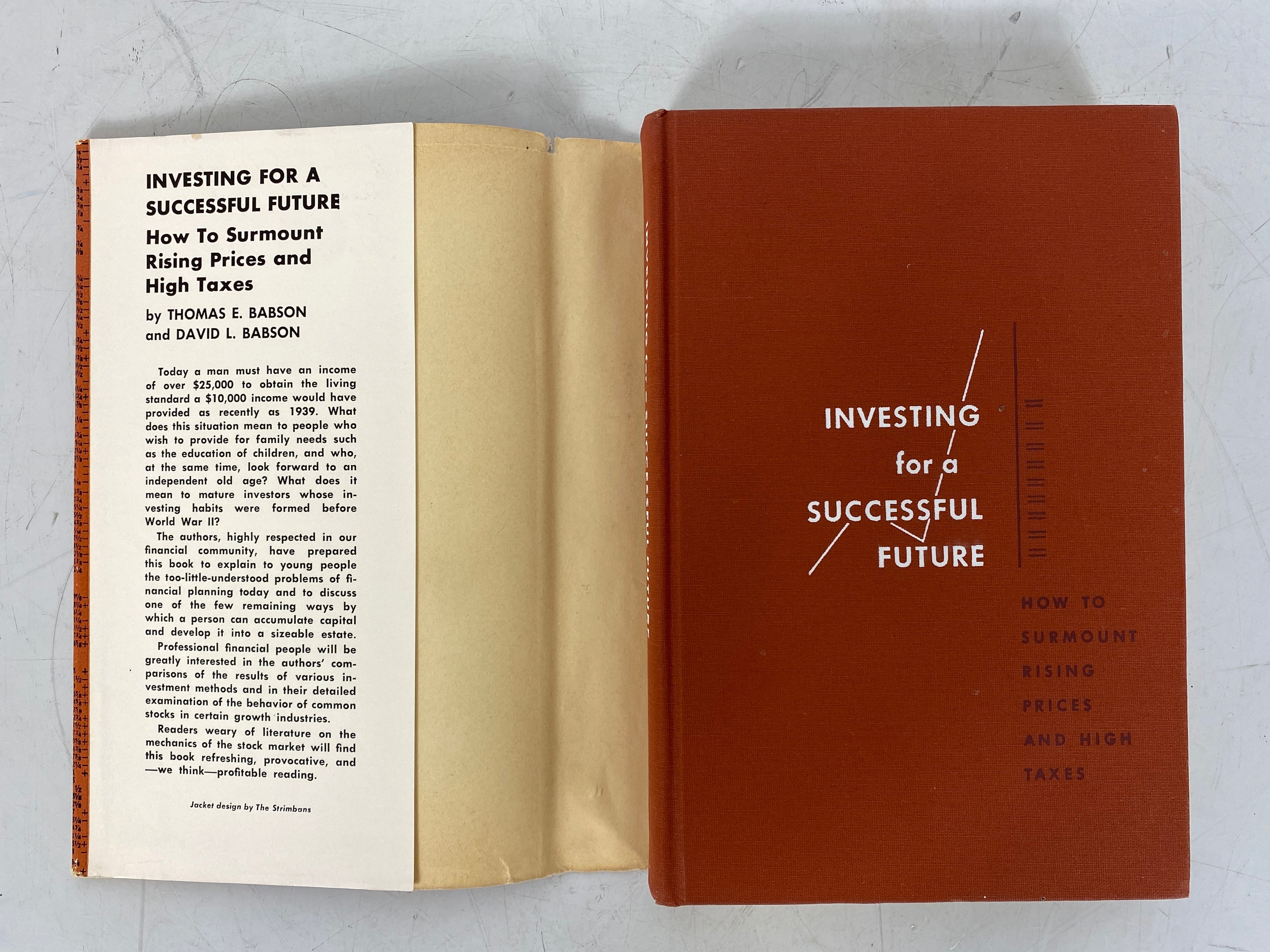 Hot Deal: 'Investing for a Successful Future' 6th Print Hardcover by Babson in 1962