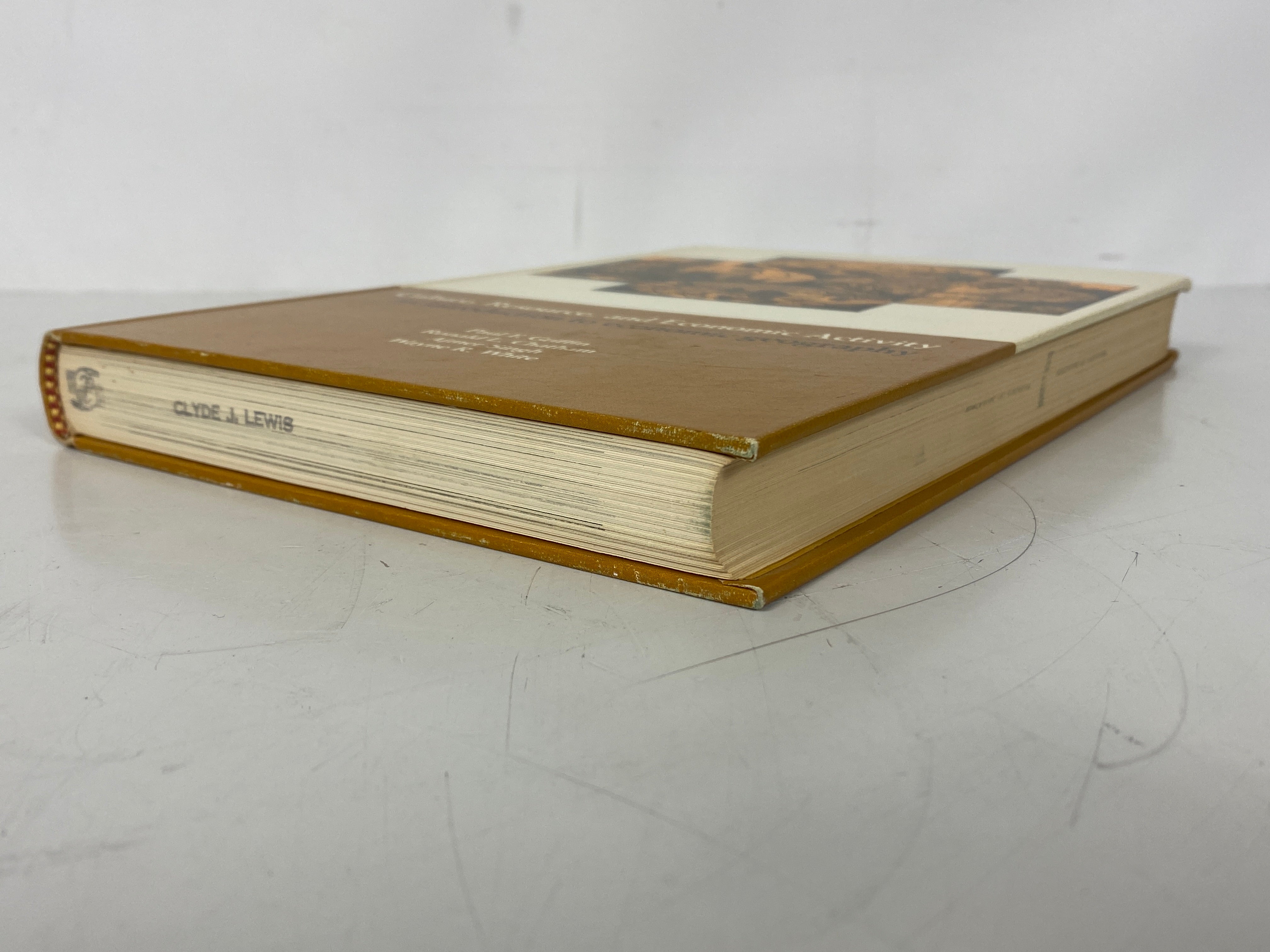 1971 Hardcover Intro to Economic Geography: Culture, Resource & Economic Activity