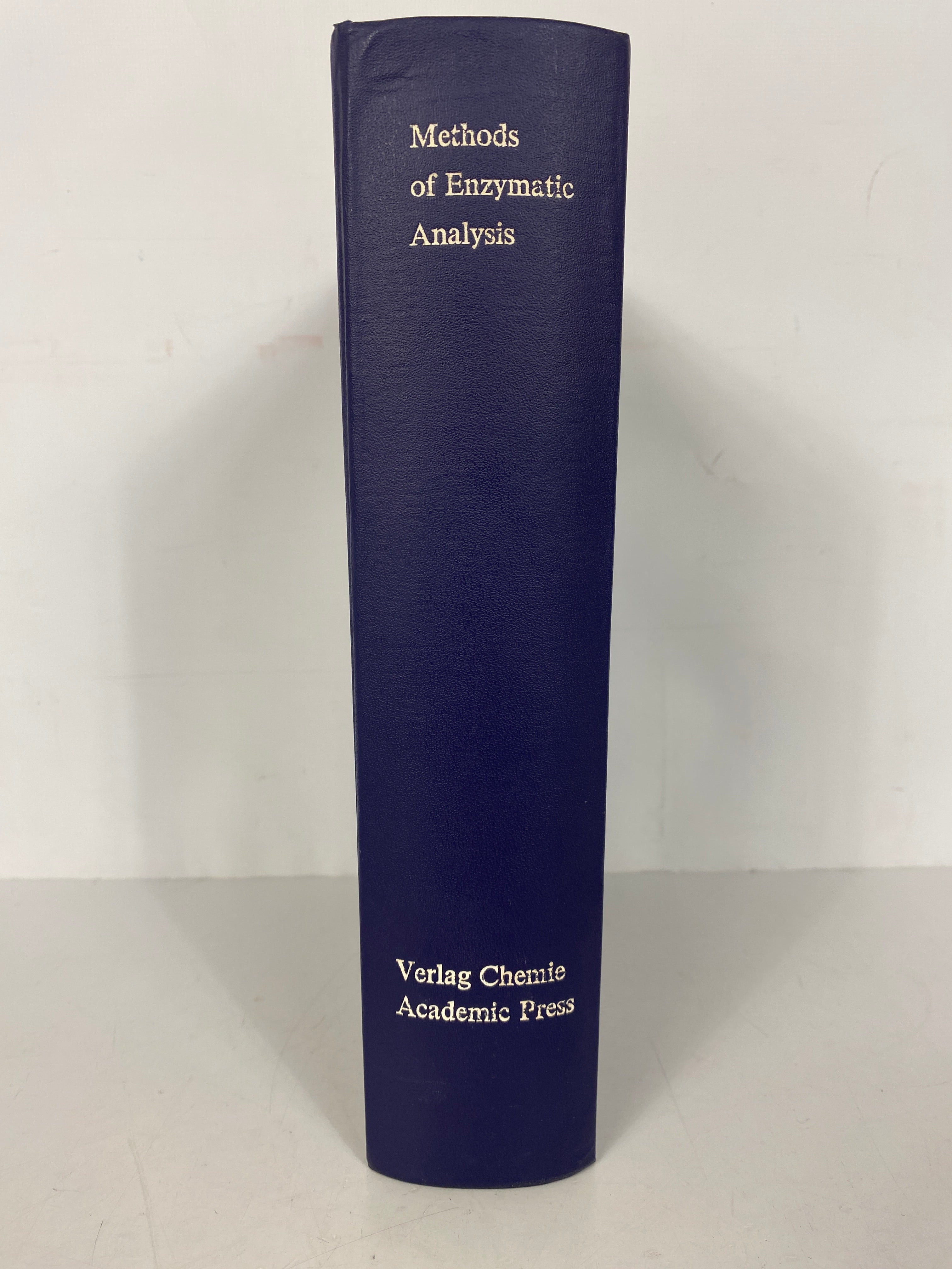1963 Vintage: Methods of Enzymatic Analysis by Hans - Ulrich Bergmeyer