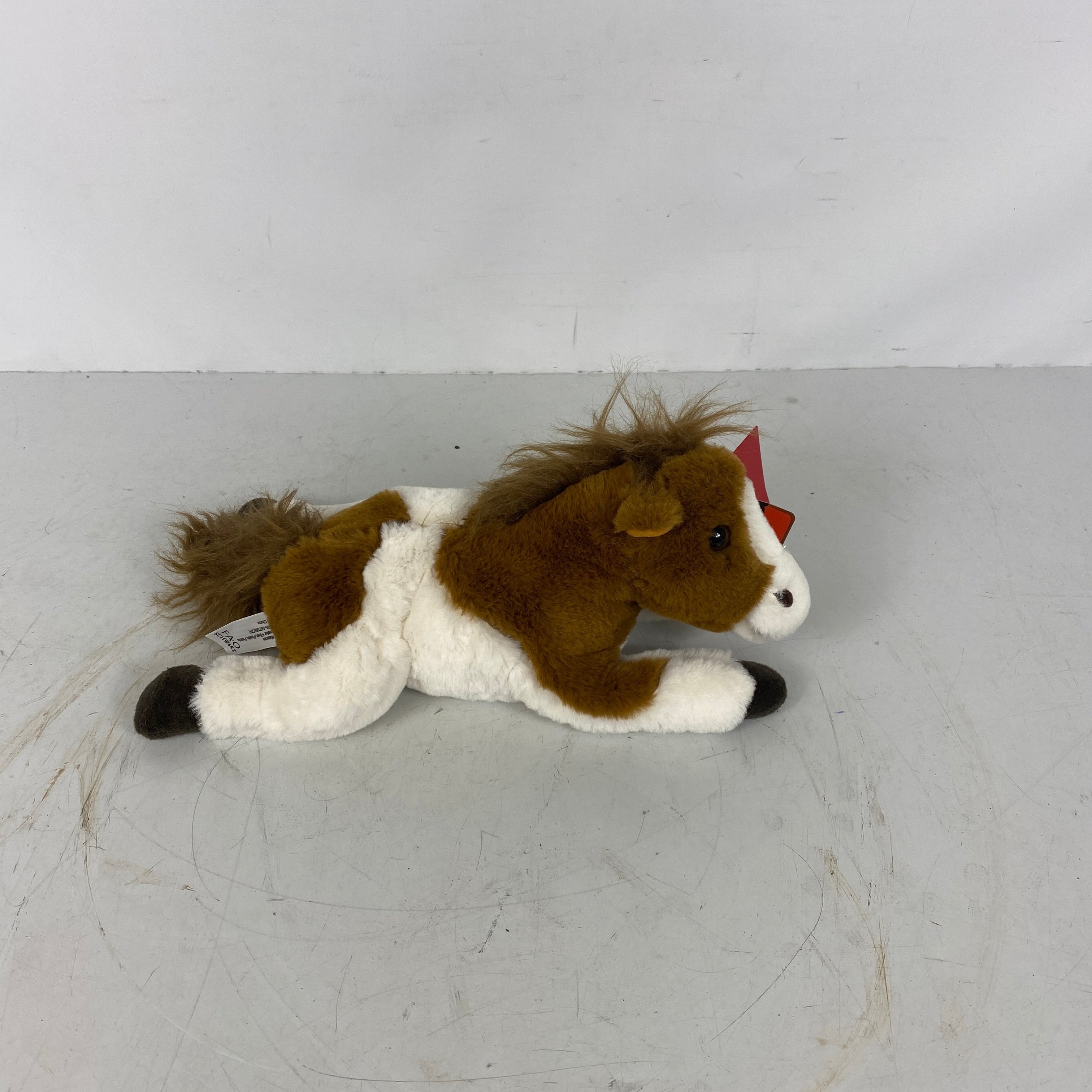 FAO Schwarz Washable Plush Adopt - A - Pet Horse Toy with Adoption Papers