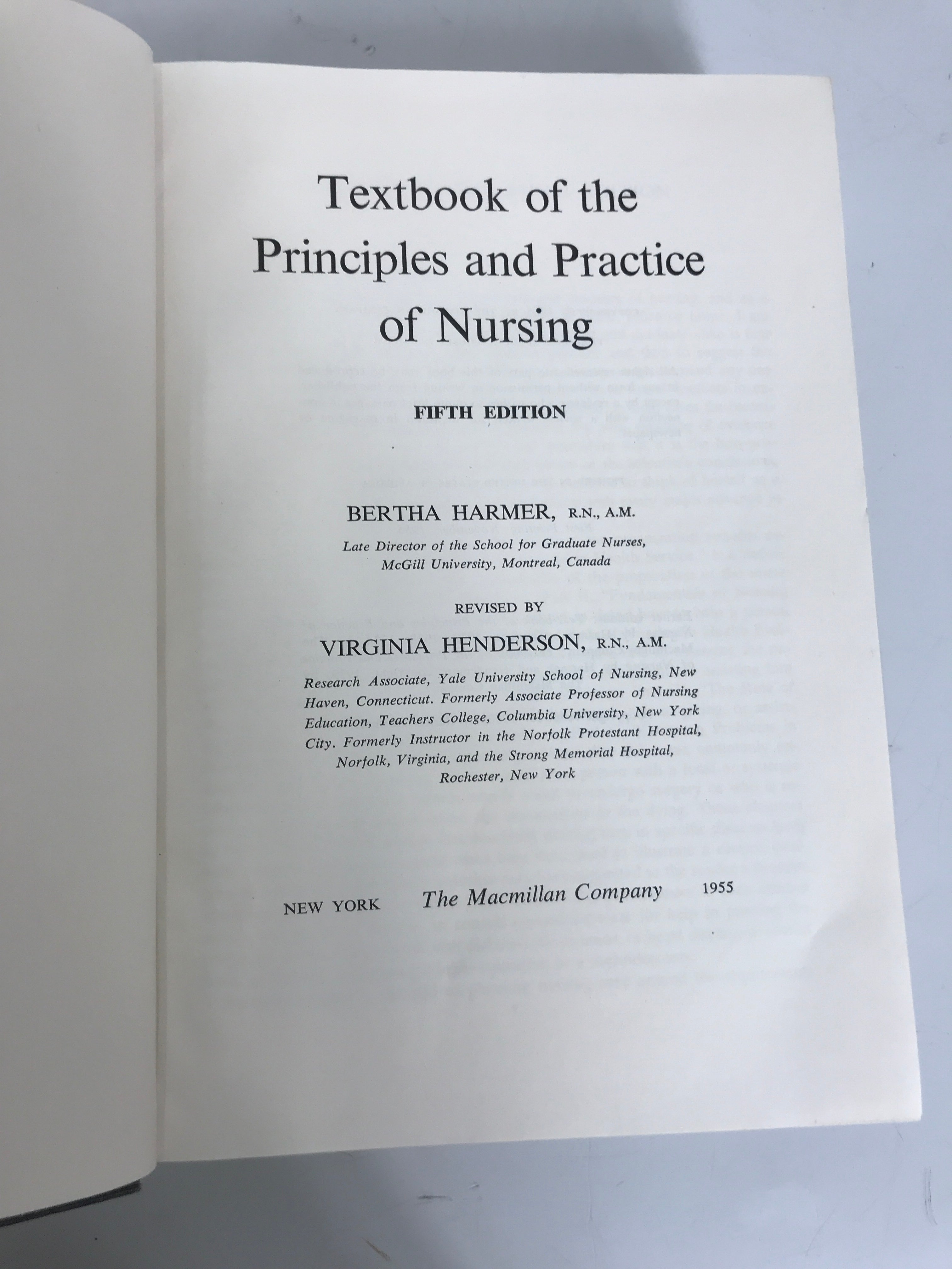 Bundle of 2 Nursing Textbooks: 1955-1956 Editions