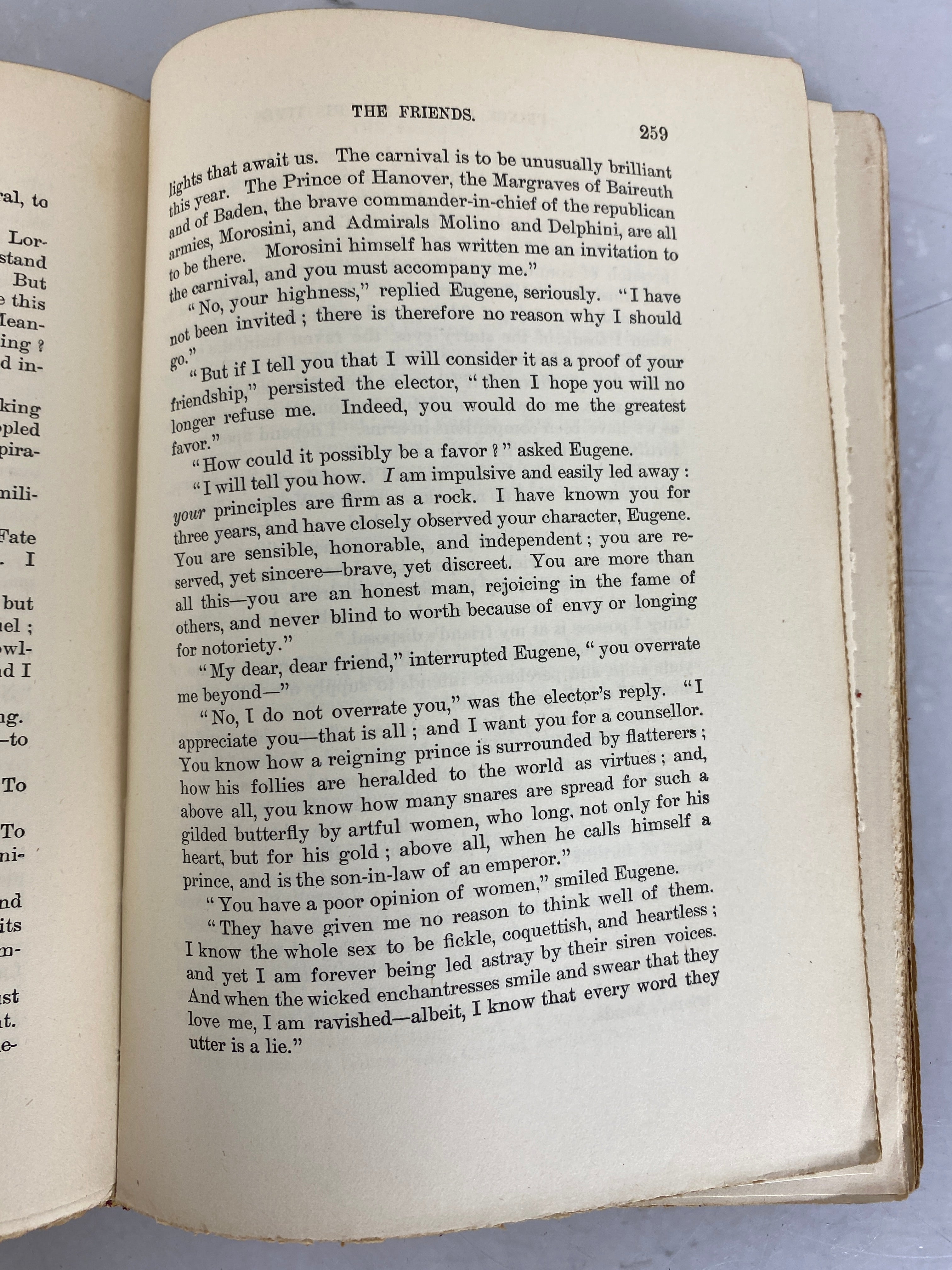 1905 A.L. Fowle Hardcover - Prince Eugene and His Times by L. Muhlbach