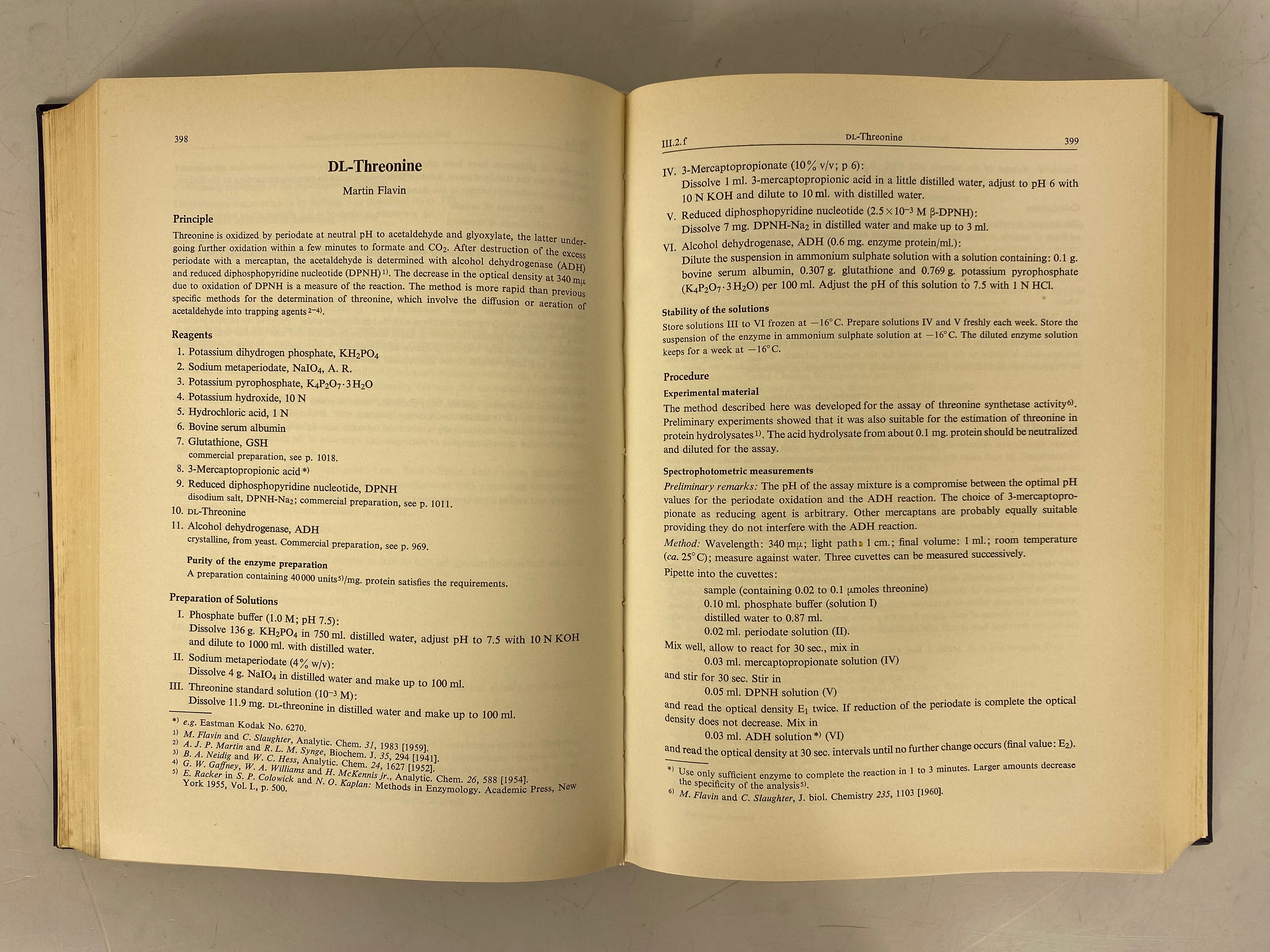 1963 Vintage: Methods of Enzymatic Analysis by Hans - Ulrich Bergmeyer