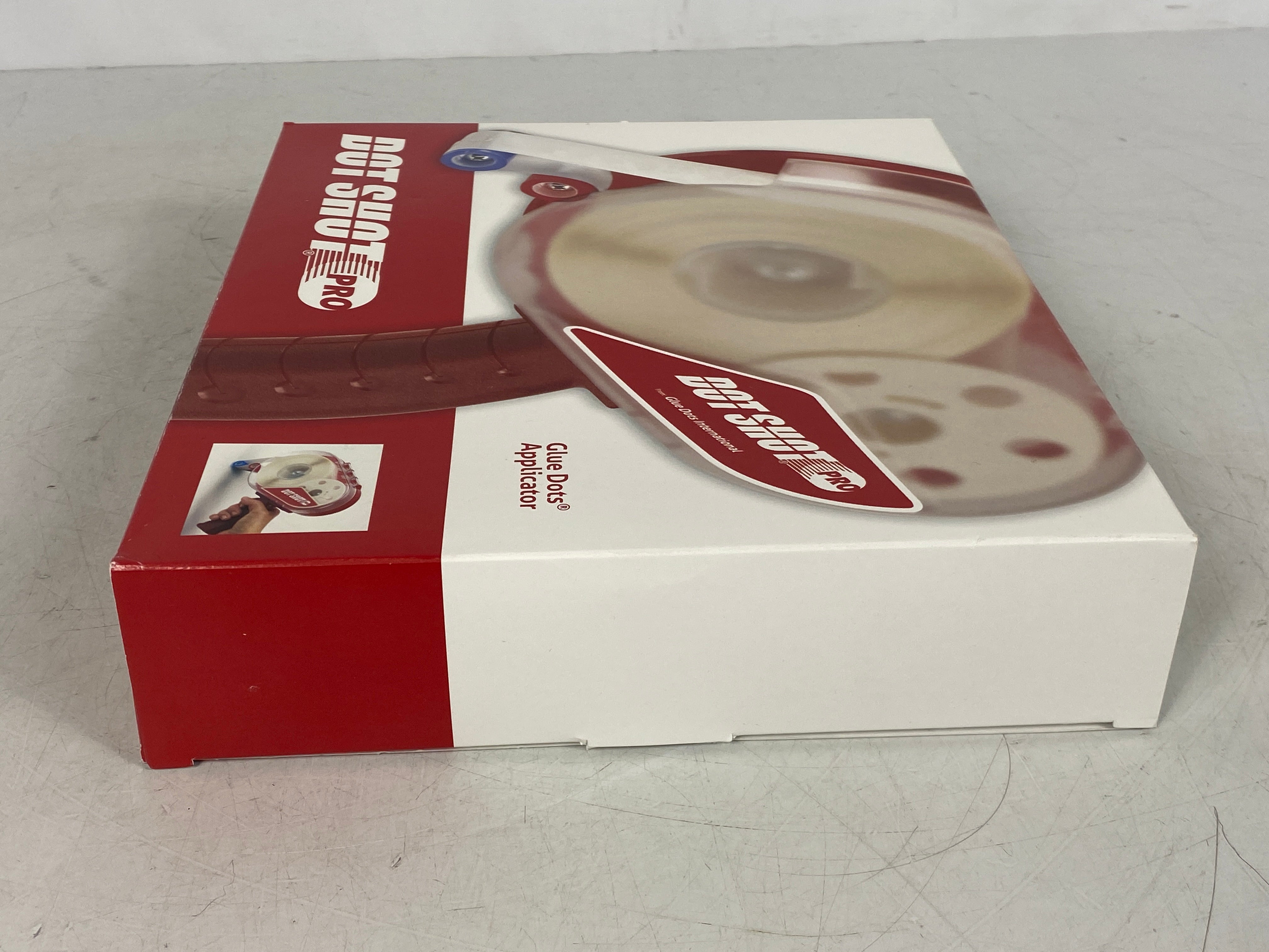 Red Dot Shot Pro Glue Dots Applicator with Specific Dimensions